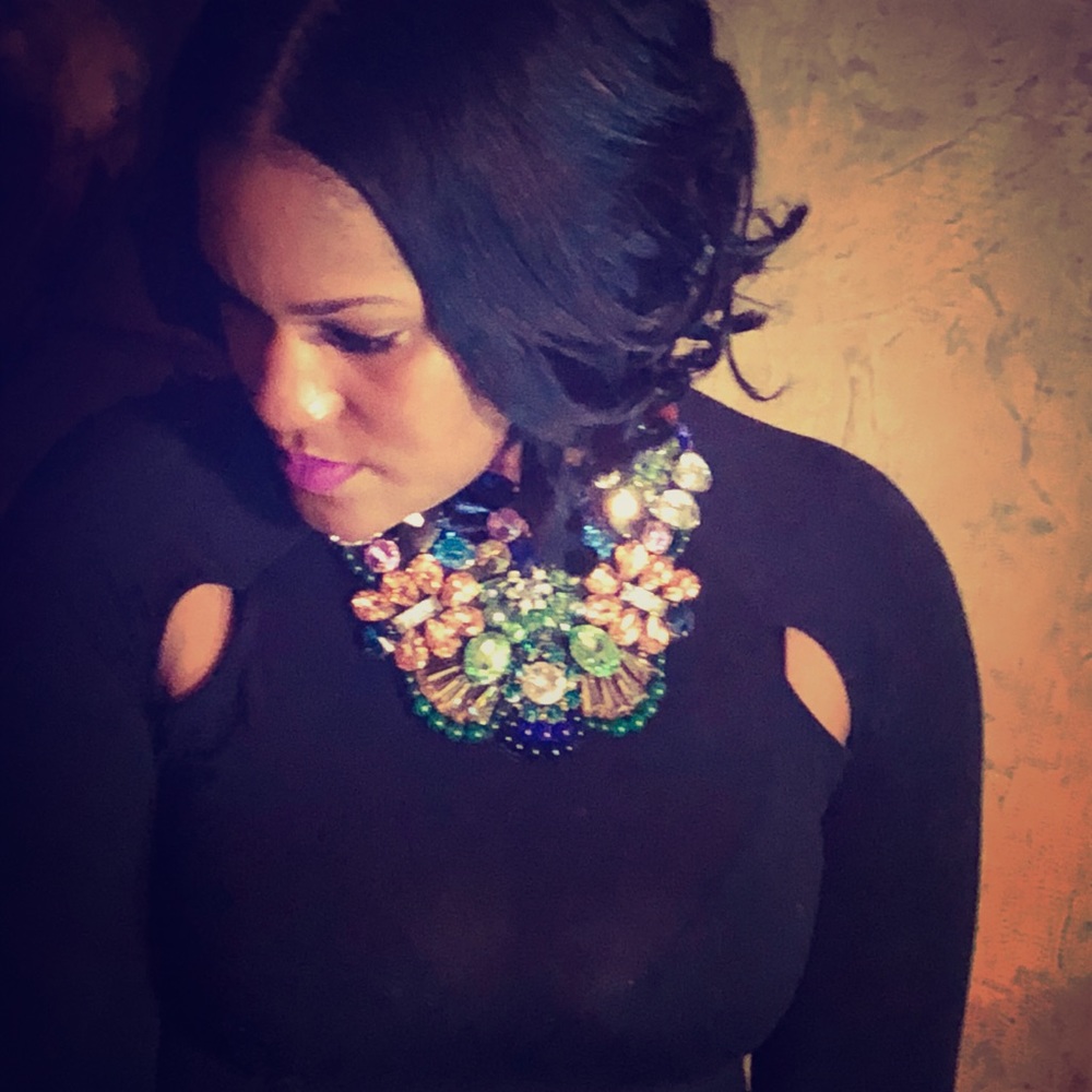 Pure Luxury bejeweled necklace